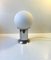 Space Age Chrome and Opaline Glass Table Lamp from Lyfa, 1970s, Image 5