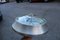 Diamond Glass and Aluminum Ceiling Lamp from Lumi Milano, 1950s 7