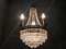 Vintage Crystal Beaded Chandelier, 1940s, Image 2