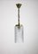 Crystal Glass Pendant Lamp, 1960s 1