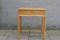 Vintage Art Deco Sewing or Console Table in Maple, Image 1