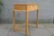 Vintage Art Deco Sewing or Console Table in Maple 7