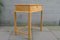 Vintage Art Deco Sewing or Console Table in Maple, Image 7