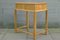 Vintage Art Deco Sewing or Console Table in Maple 8