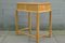 Vintage Art Deco Sewing or Console Table in Maple, Image 8