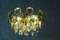 Gold-Plated Brass Chandelier with Crystals from Palwa, 1960s, Image 11
