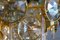 Lampadario in ottone e cristallo di Palwa, anni '60, Immagine 7