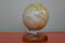 Kleiner 11 cm Globus auf Holzständer von Paul Räth & Hermann Haack, 1940er 1