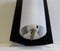 Vintage German White Glass, Brass, and Black Metal Sconce from Kaiser, 1960s, Image 5