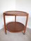 Mid-Century Danish Round Teak Trolley from Sika Møbler, 1960s 7