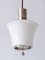 Lámpara colgante Bauhaus alemana Art Déco de Dr. Twerdy Leuchten, años 20, Imagen 16