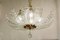 Vintage Art Deco Murano Glass Ceiling Lamp by Ercole Barovier for Barovier & Toso, 1930s 2