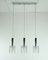 Mid-Century Glass and Chrome Chandelier from Hillebrand Lighting, Image 1