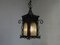 Art Nouveau Wrought Iron Lantern Ceiling Lamp 7