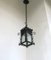 Lampada da soffitto a forma di lanterna Art Nouveau in ferro battuto, Immagine 4