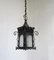 Art Nouveau Wrought Iron Lantern Ceiling Lamp 2