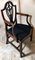 Chaise de Bureau Antique Arts & Crafts en Acajou Foncé, France 7