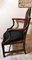 Antique Arts & Crafts French Dark Mahogany Desk Chair 10