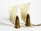 Mid-Century Italian Brass and Acrylic Glass Table Lamps, 1950s, Set of 2, Image 5