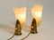 Mid-Century Italian Brass and Acrylic Glass Table Lamps, 1950s, Set of 2 21