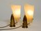 Mid-Century Italian Brass and Acrylic Glass Table Lamps, 1950s, Set of 2 3