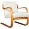 Fauteuil 402 Series en Mouton par Alvar Aalto pour Artek, 1960s 1