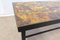 Mid-Century French Iron & Fawn Enamel Top Coffee Table in the Style of Cloutier Brothers, 1960s, Image 5