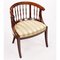 Antique Walnut Reupholstered Armchair, Image 4