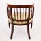 Antique Walnut Reupholstered Armchair, Image 7