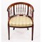 Antique Walnut Reupholstered Armchair, Image 3