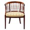 Antique Walnut Reupholstered Armchair, Image 1