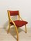 Red Dining Chairs by Ludvig Volak for Drevopodnik Holesov, 1950s, Set of 4, Image 1