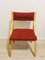 Red Dining Chairs by Ludvig Volak for Drevopodnik Holesov, 1950s, Set of 4 3