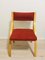Red Dining Chairs by Ludvig Volak for Drevopodnik Holesov, 1950s, Set of 4, Image 3