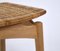 Scandinavian Modern Stool in Oak and Cane by Ølholm Møbelfabrik, Denmark, 1950s 7