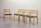 Danish Solid Beech and Gray Velvet Model 84 Dining Chairs by Niels Otto Møller for J.L. Møllers, 1960s, Set of 4 6
