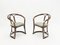 Brass Bamboo Lounge Chairs, 1960s, Set of 2, Image 1