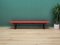Vintage Danish Red Eco-Leather Bench, 1990s 3