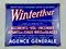 Enameled Metal Winterthur Sign, 1950s 1