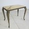 Vintage Regency Marble and Brass Side Table, 1950s 7
