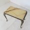 Vintage Regency Marble and Brass Side Table, 1950s 2