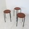 Vintage Industrial Stools from Marko, 1950s, Set of 3 3