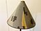 Mid-Century Brass Witch Hat Floor Lamp, 1950s 3