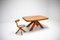 Model T35C Aban Table by Pierre Chapo for Chapo, 1960s, Image 2