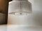 Lampada da soffitto Mid-Century in vetro e ottone di Vitrika, Danimarca, anni '60, Immagine 2