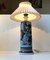 Lampada da tavolo grande Sgraffito in ceramica di Marian Zawadsky per Alms Keramik, anni '60, Immagine 9