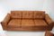 Living Room Set in Cognac Leather, 1970s, Set of 3 10