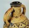 Aztekische Midcentury Vase von Jasba Keramik 4