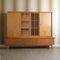 Vintage Buffet with Glass Cabinet, 1950s, Image 1
