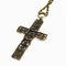 Bronze Cross Necklace by Pentti Sarpaneeva, Finland, 1970s 7